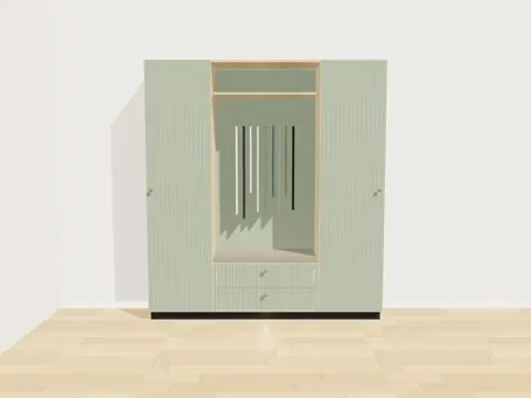 3D-Entwurf Flur, Frontal