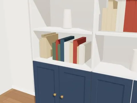 3D-Entwurf Arbeitszimmer und Büro, Detail