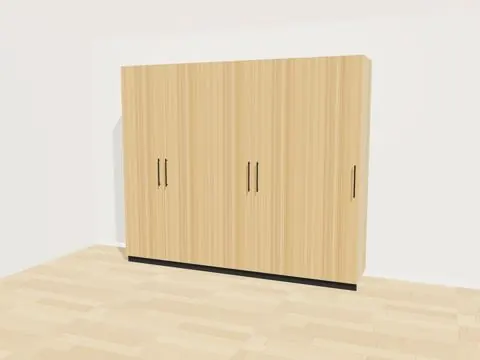 3D-Entwurf Schlafzimmer, Schräg von vorn