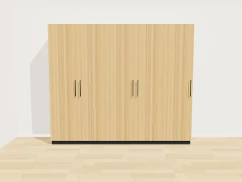 3D-Entwurf Schlafzimmer, Frontal