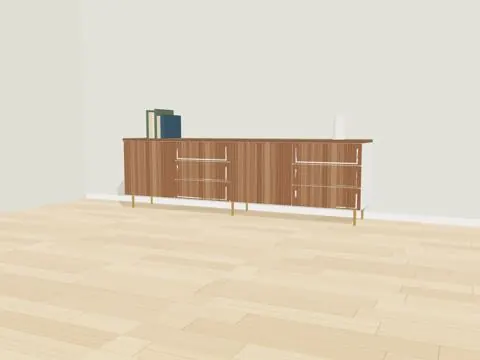 3D-Entwurf Wohnzimmer, Schräg von vorn